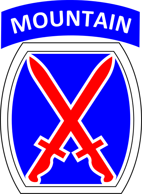 10th Mountain Division shoulder sleeve insignia