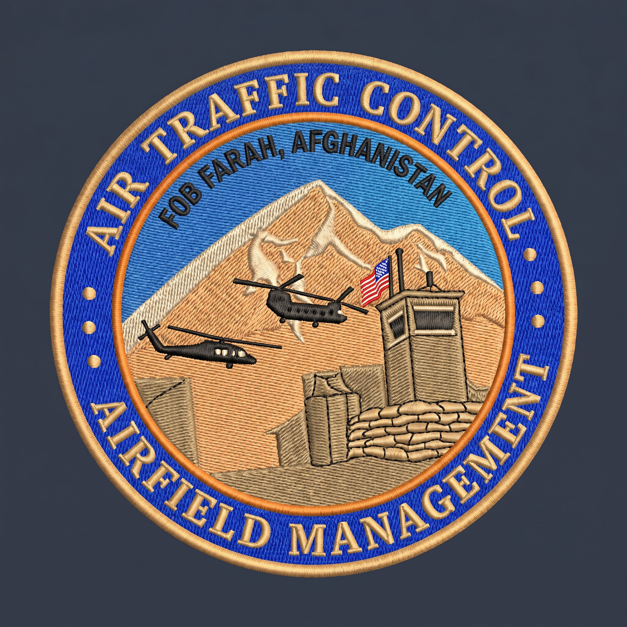 FOB Farah Air Traffic Control coin
